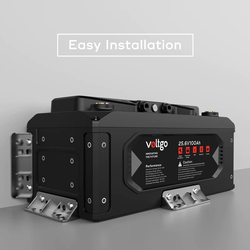 VoltGo Elite Series 25.6V 100Ah LiFePO₄ Battery