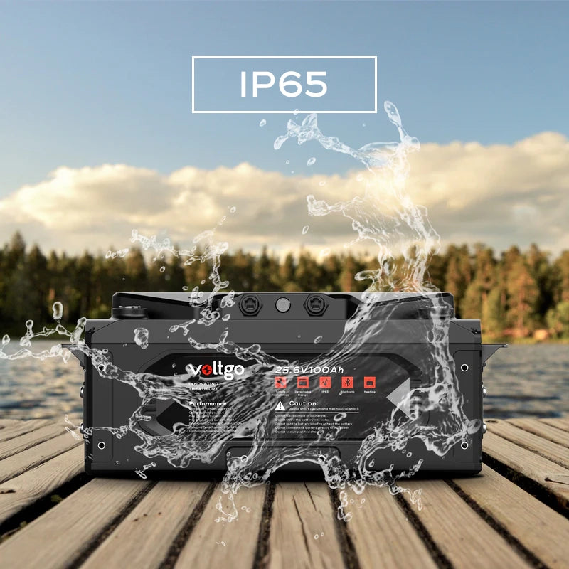 VoltGo Elite Series 25.6V 100Ah LiFePO₄ Battery