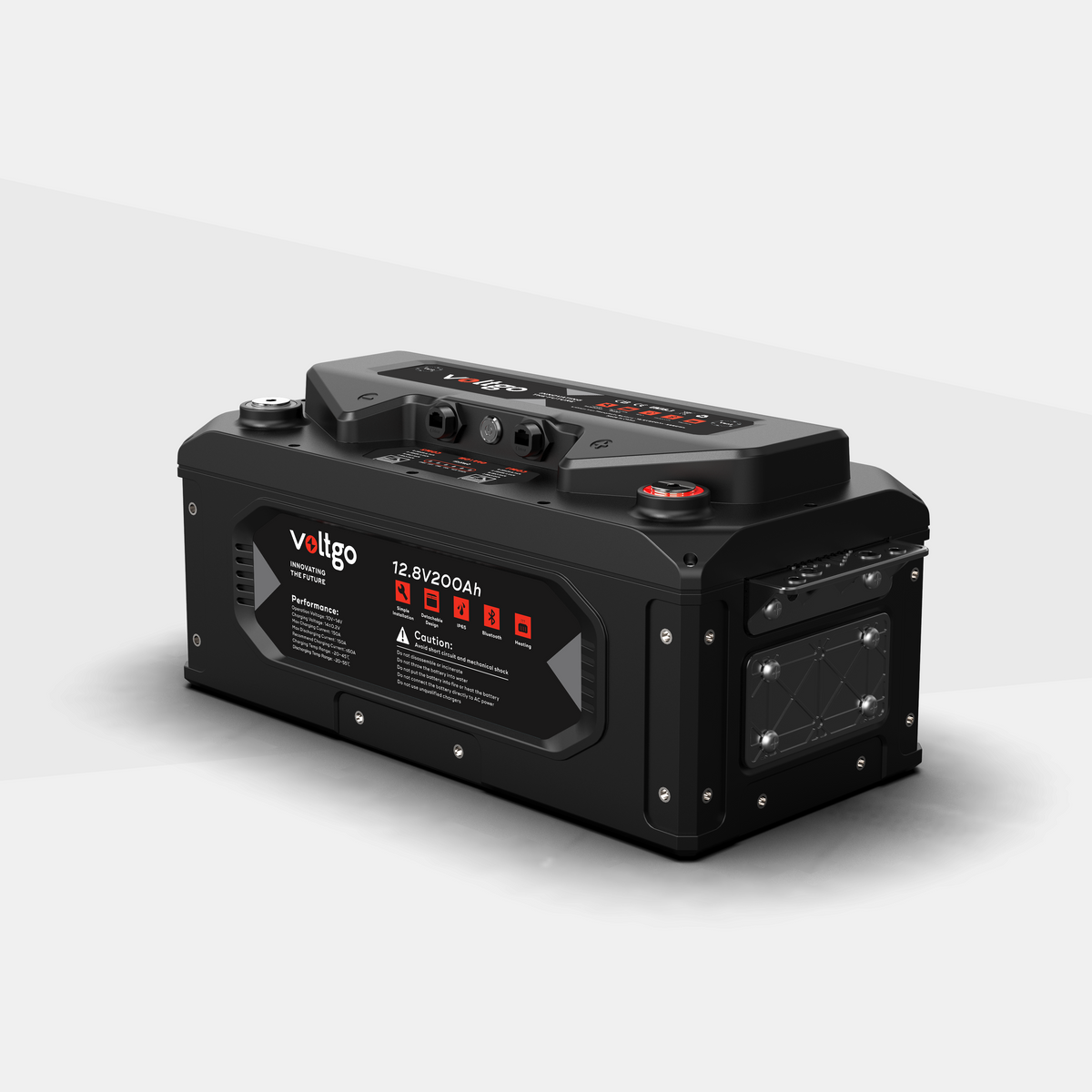 VoltGo Elite Series 12.8V 200Ah LiFePO₄ Battery