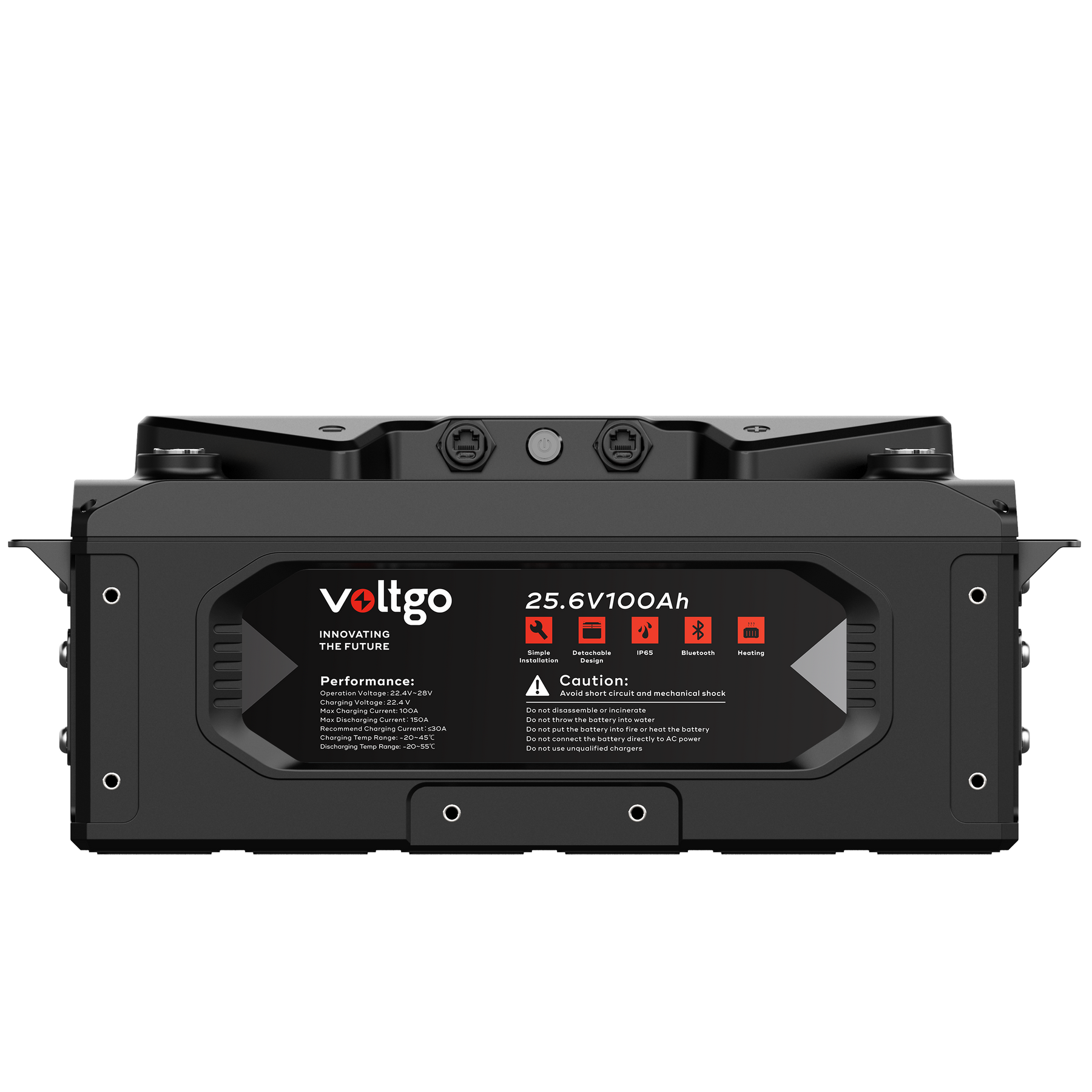 VoltGo Elite Series 25.6V 100Ah LiFePO₄ Battery